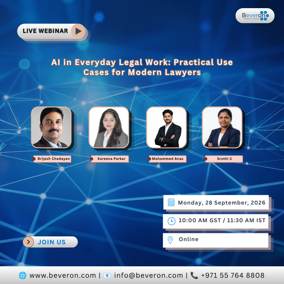 AI in Everyday Legal Work: Practical Use Cases for Modern Lawyers &ndash; webinar poster