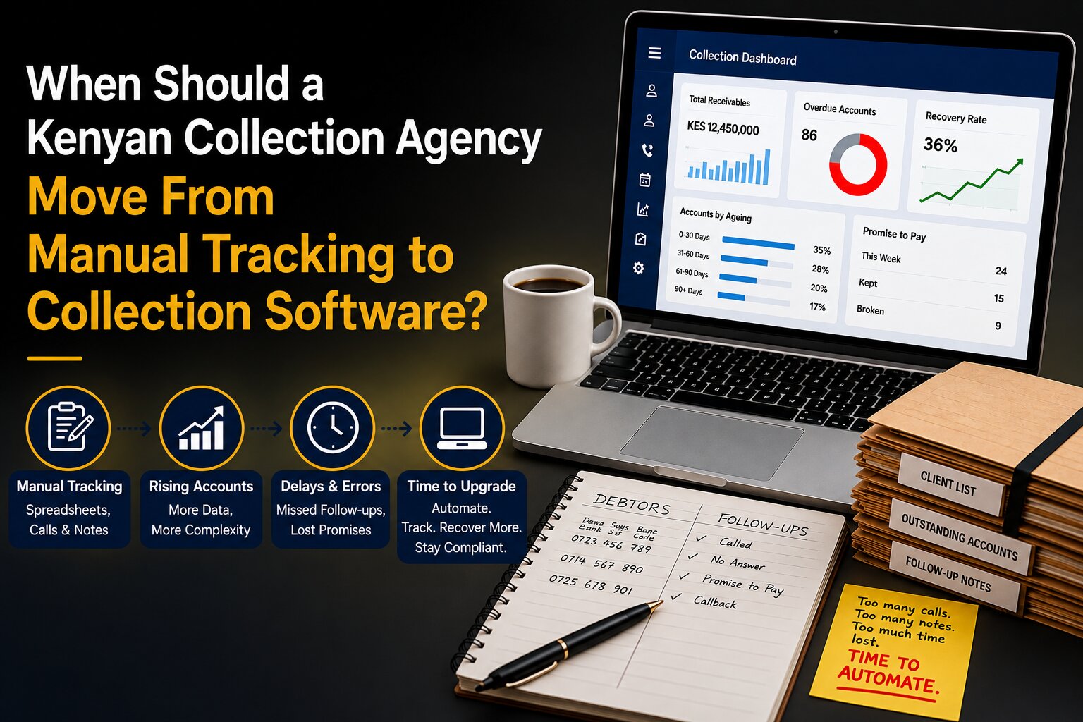 When Should a Kenyan Collection Agency Move From Manual Tracking to Collection Software?