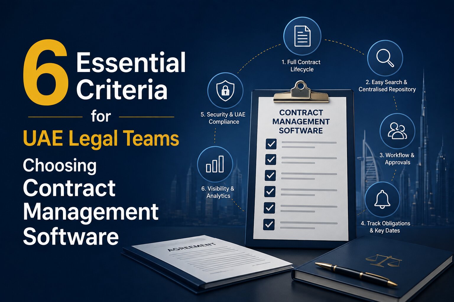 6 Essential Criteria for UAE Legal Teams Choosing Contract Management Software