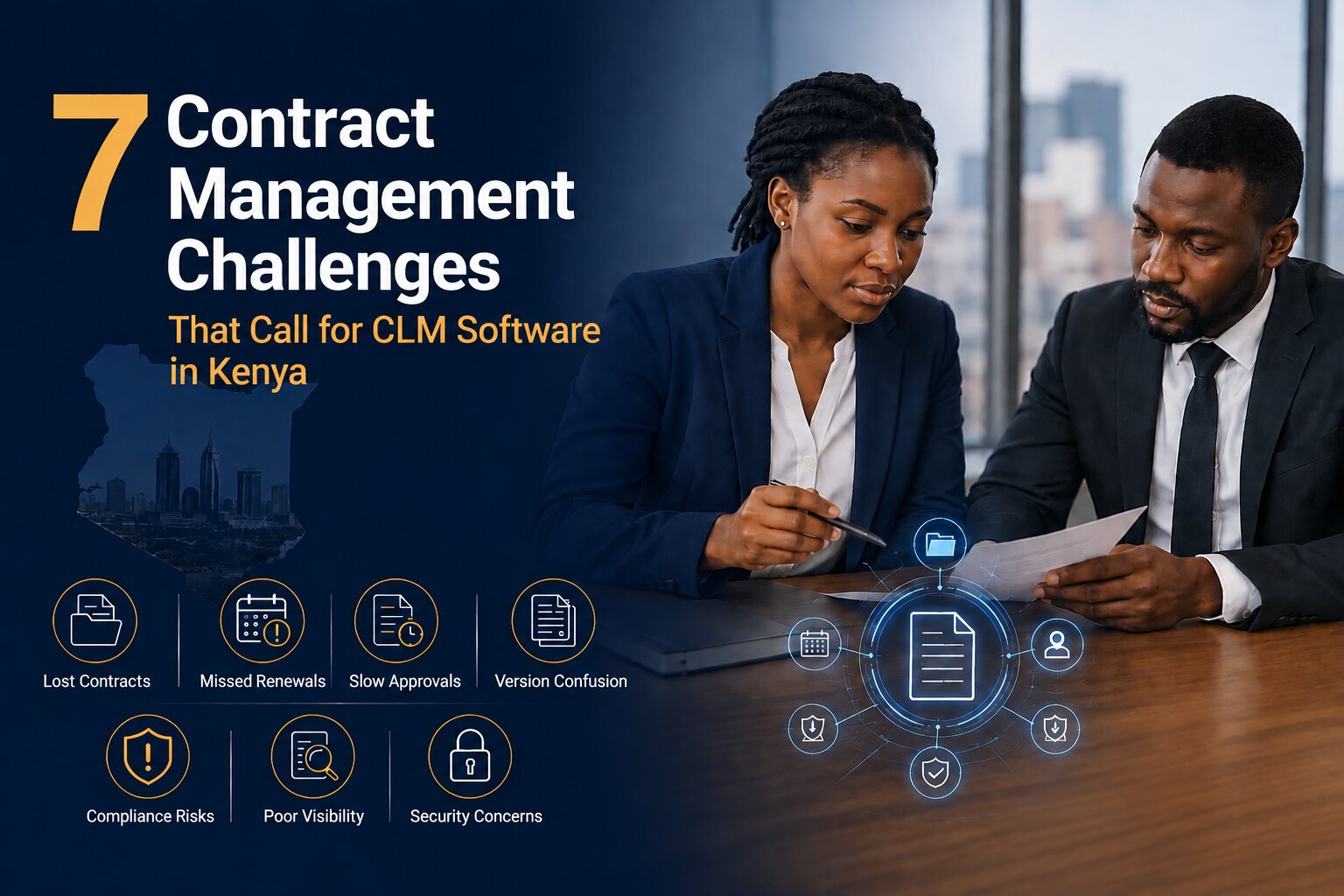 7 Contract Management Challenges That Call for CLM Software in Kenya