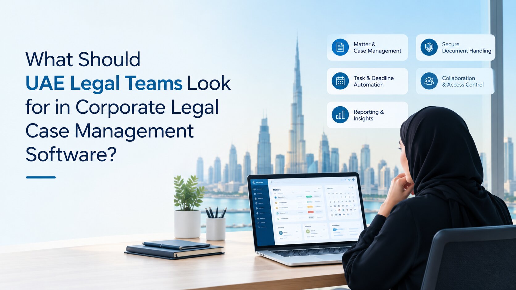What Should UAE Legal Teams Look for in Corporate Legal Case Management Software?