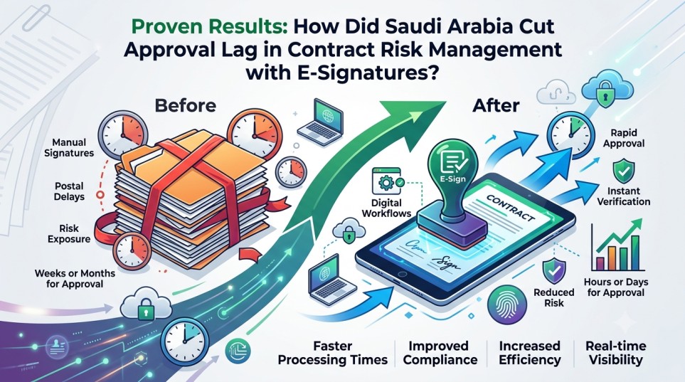 Proven Results: How Did Saudi Arabia Cut Approval Lag in Contract Risk Management with E-Signatures?   
