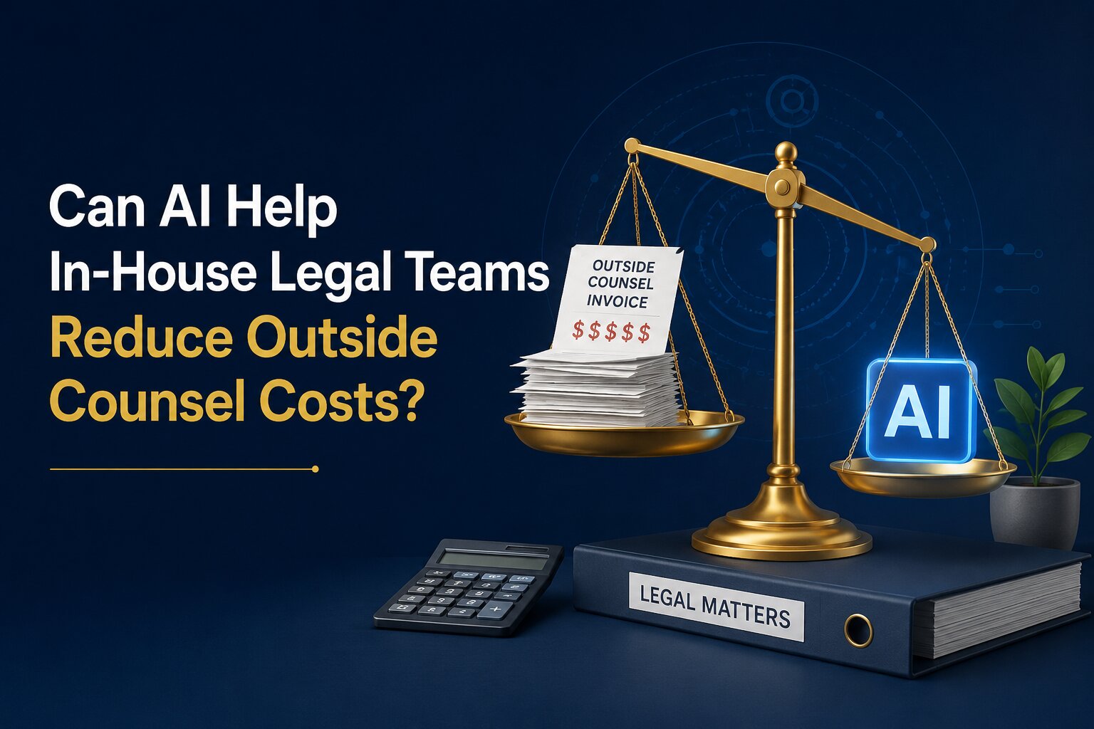 Can AI Help In-House Legal Teams Reduce Outside Counsel Costs?