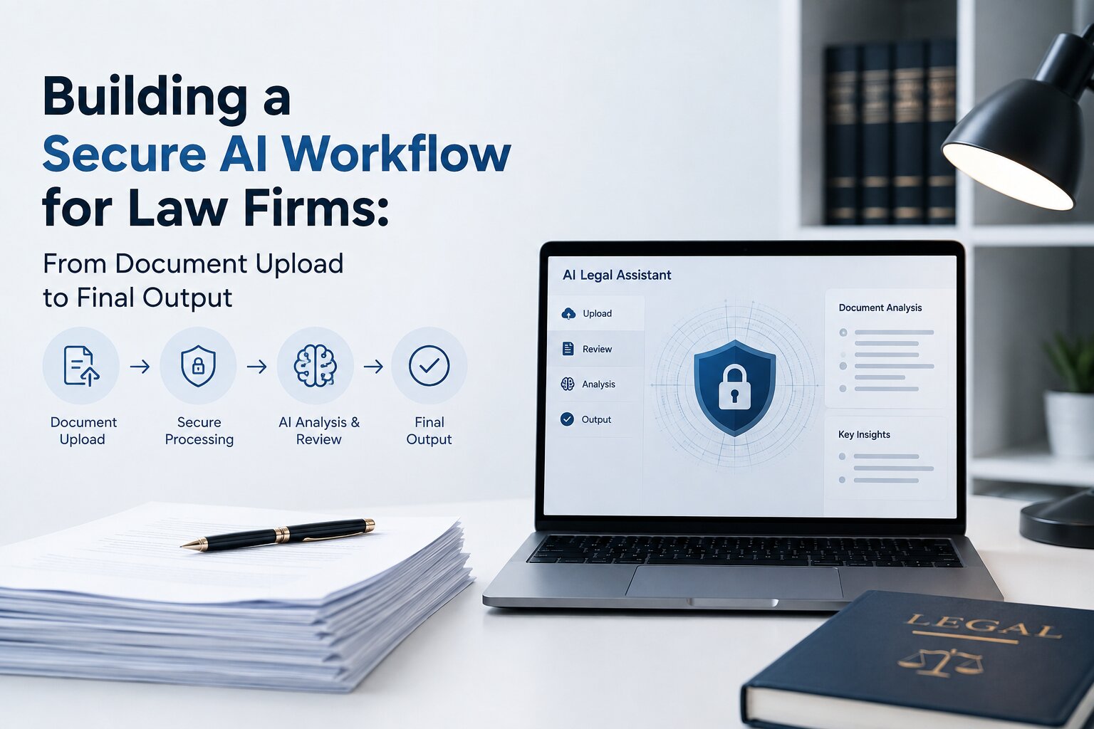 Building a Secure AI Workflow for Law Firms: From Document Upload to Final Output