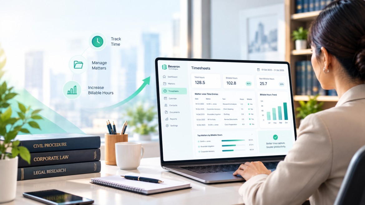 How Smart Timesheets Recovered 18% More Billable Hours with Matter Management Software for Lawyers  in Riyadh