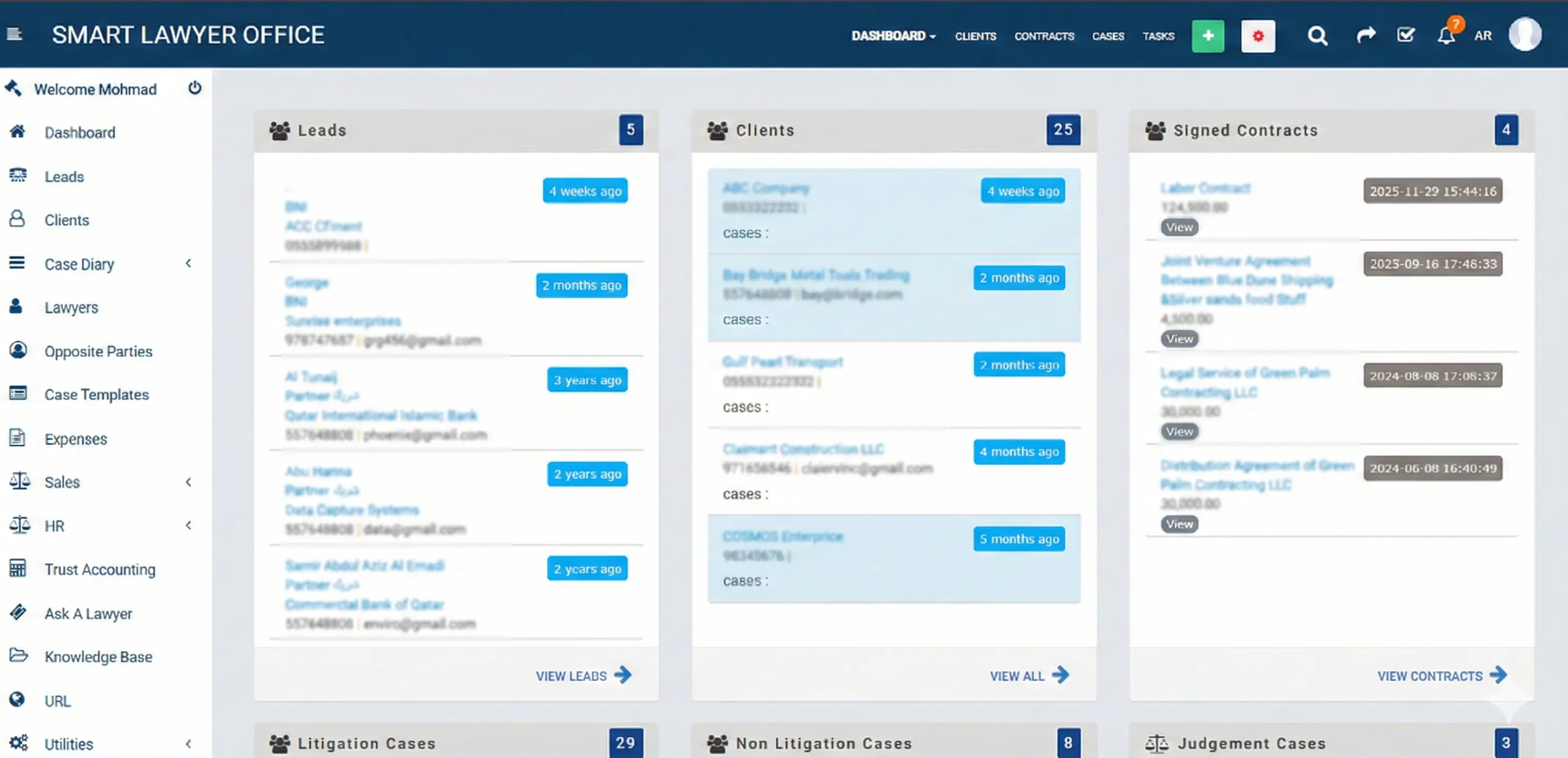 My Dashboard Page Screenshot