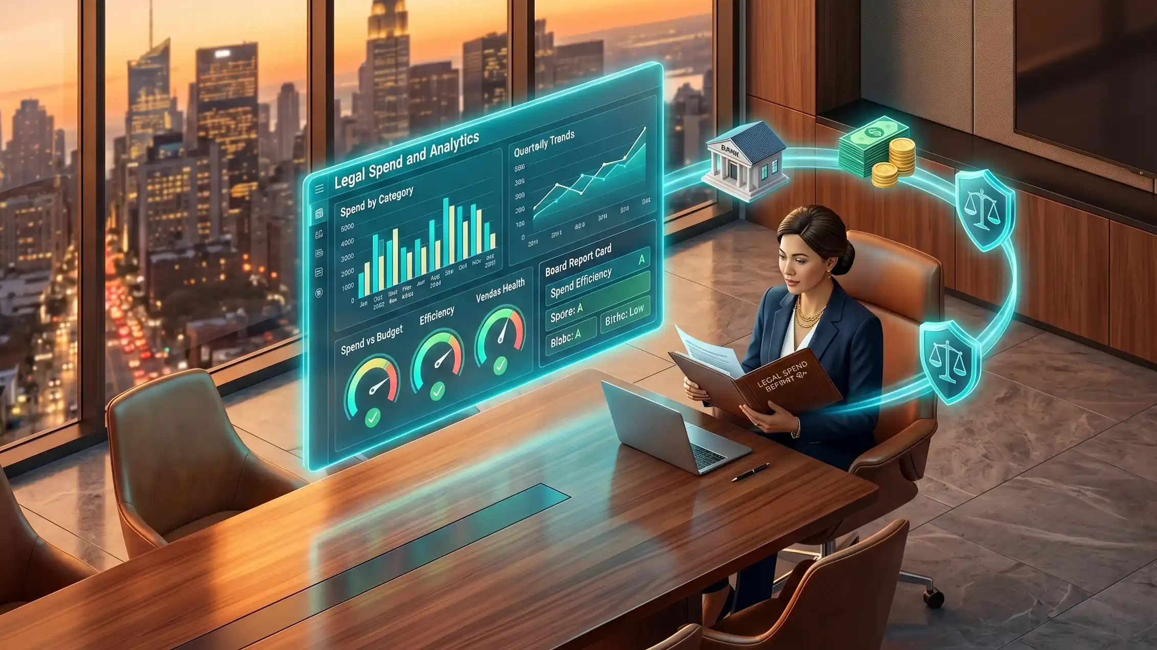 Legal spend analytics and outside-counsel panel spend management software for Banks & Financial Institutions in Smart Legal Counsel, tracking legal expense against every recovery and litigation matter