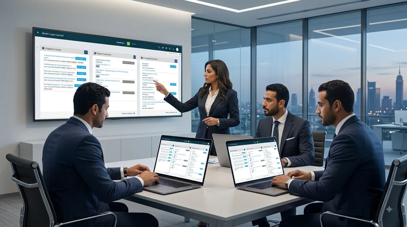 Enterprise legal operations software used by legal departments in Egypt for matter tracking, spend control and compliance reporting