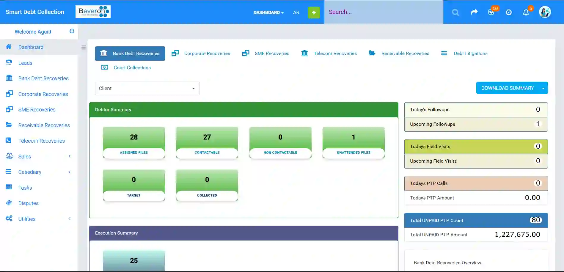 My Dashboard Page Screenshot