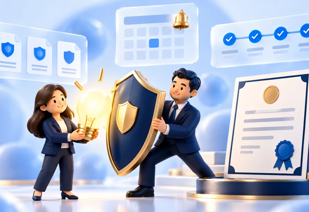 Smart IP management software: patent and trademark filings, renewals and deadline alerts