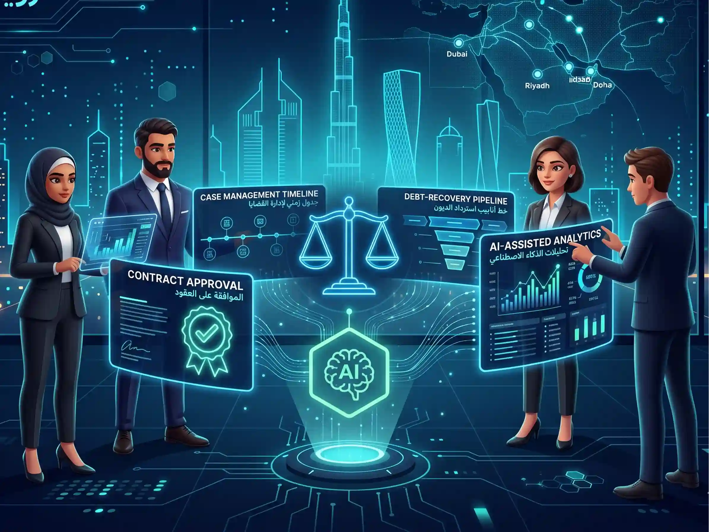 Beveron legal-tech platform supporting legal and recovery teams across the GCC