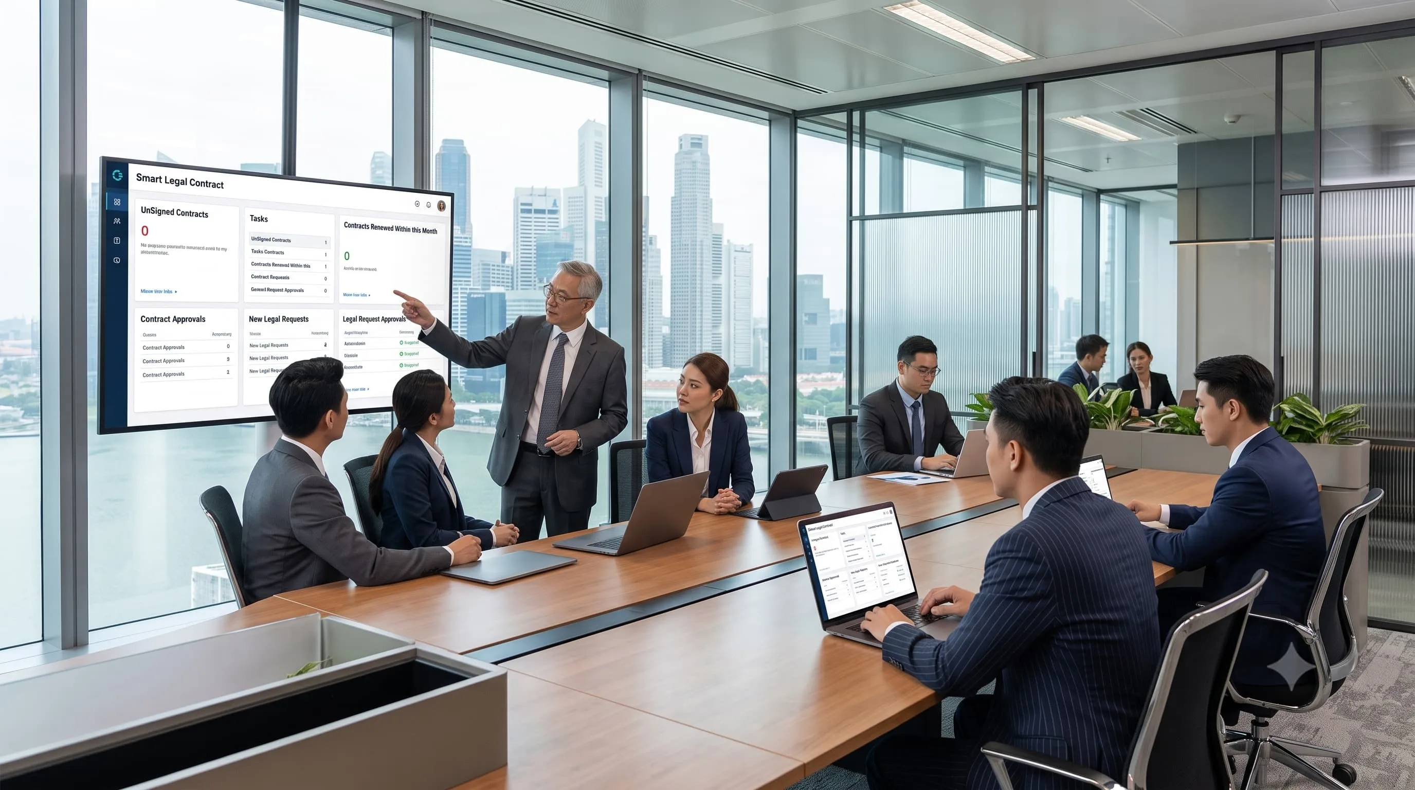 Smart Legal Contract secure contract lifecycle management platform for Singaporean enterprises