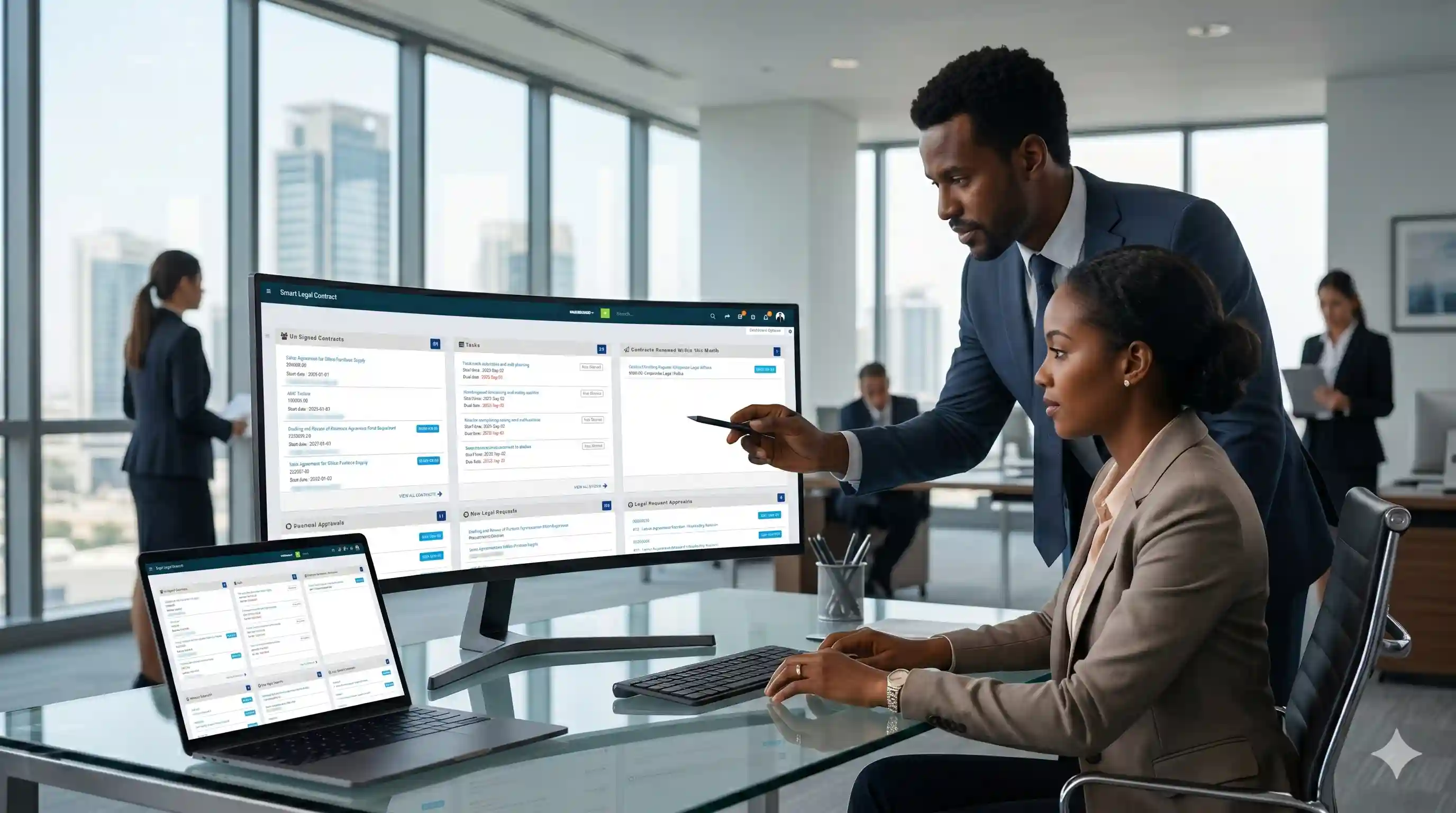 Smart Legal Contract contract automation software dashboard for enterprise contract management